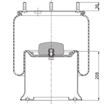 83.88.777.90304 - Körük Komple Metal Piston Rml71302C