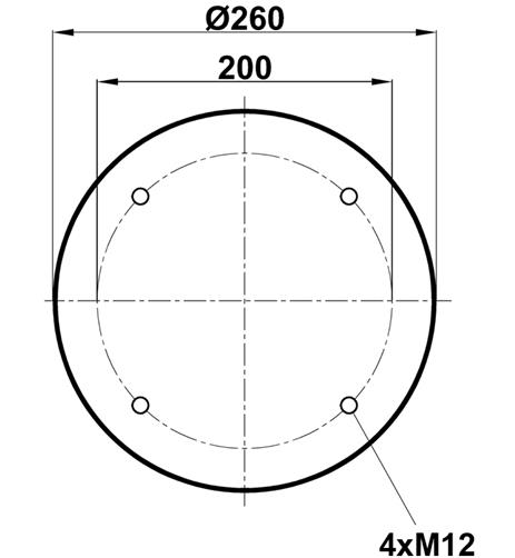 Körük Komple Metal Piston 4008Np01 - 85.88.777.90305