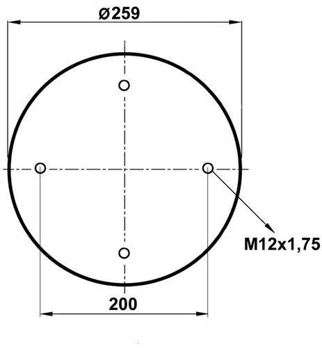 Körük Komple Metal Piston D13b04 - 85.88.777.90306