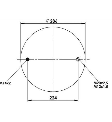 Körük Komple Metal Piston D13b09 - 85.88.777.90307