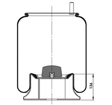 83.88.777.90309 - Körük Komple Metal Piston D13b15d