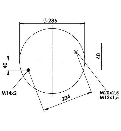 Körük Komple Metal Piston D13b15d - 83.88.777.90309