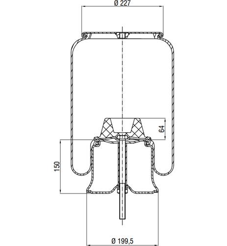 Körük Komple Metal Piston 361420K - 83.88.777.90312