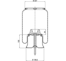 83.88.777.90312 - Körük Komple Metal Piston 361420K