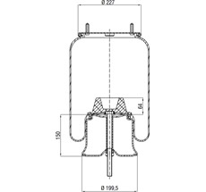 83.88.777.90313 - Körük Komple Metal Piston 361421K