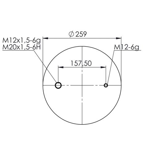 Körük Komple Plastik Pıston 32619-01Cpp - 41.88.777.90318