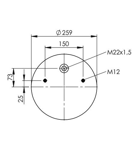 Körük Pistonsuz 2621V - 41.88.777.90321