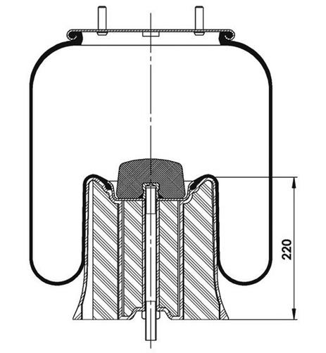 Körük Komple Plastik Pıston 2626V - 44.88.777.90322