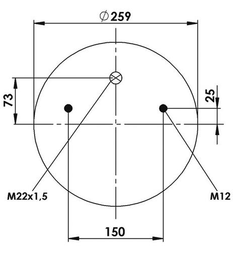 Körük Komple Plastik Pıston 2626V - 44.88.777.90322