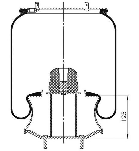 Körük Komple Metal Piston 1r12825 - 12.88.777.90323