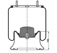 41.88.777.90327 - Körük Komple Metal Piston 4004Np05