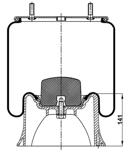 Körük Komple Plastik Pıston 4004Np03 - 41.88.777.90328