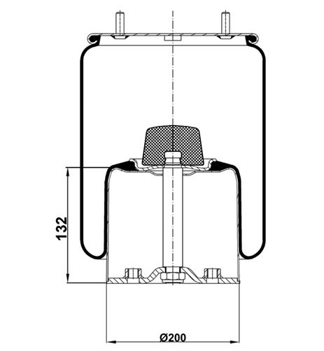 Körük Komple Metal Piston 4007Np01 - 83.88.777.90329