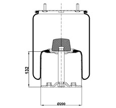 83.88.777.90329 - Körük Komple Metal Piston 4007Np01