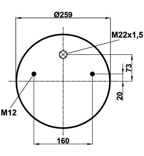 Körük Komple Metal Piston 4007Np01 - 83.88.777.90329