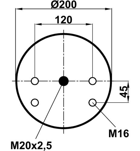 Körük Komple Metal Piston 4007Np01 - 83.88.777.90329