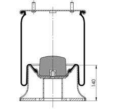 45.88.777.90331 - Körük Komple Metal Piston 24022k02