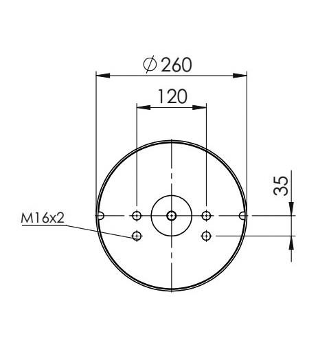 Körük Komple Metal Piston 24022k02 - 45.88.777.90331