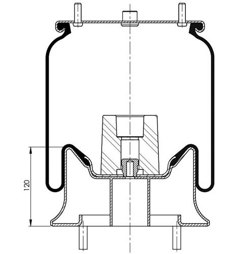 Körük Komple Metal Piston 4154Np05 - 84.88.777.90340