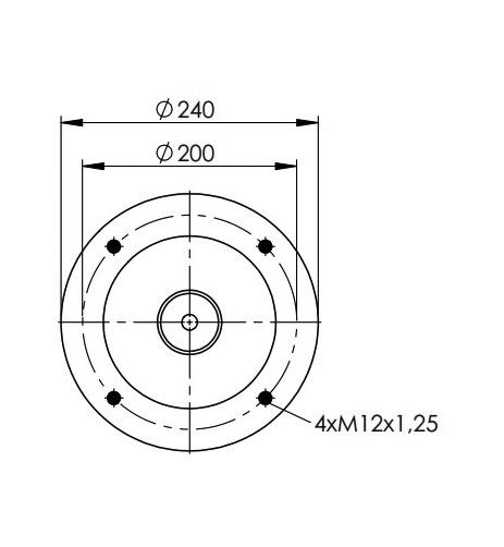 Körük Komple Metal Piston 4154Np05 - 84.88.777.90340