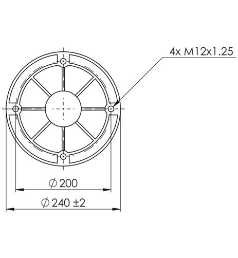 Körük Komple Plastik Piston 4154Np05 - 84.88.777.90341