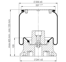 84.88.777.90342 - Körük Komple Plastik Piston 4154Np06