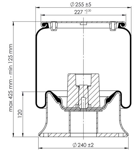 Körük Komple Metal Piston 4154Np06 - 84.88.777.90238