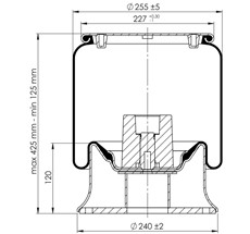 84.88.777.90238 - Körük Komple Metal Piston 4154Np06