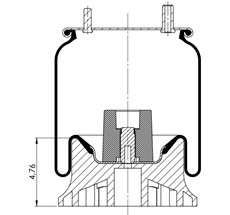 42.88.777.90240 - Körük Komple Plastik Piston 34154-02Kpp