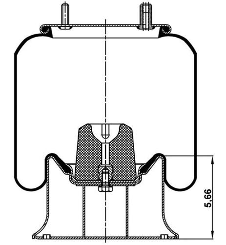 Körük Komple Metal Piston 4156Np04 - 85.88.777.90343