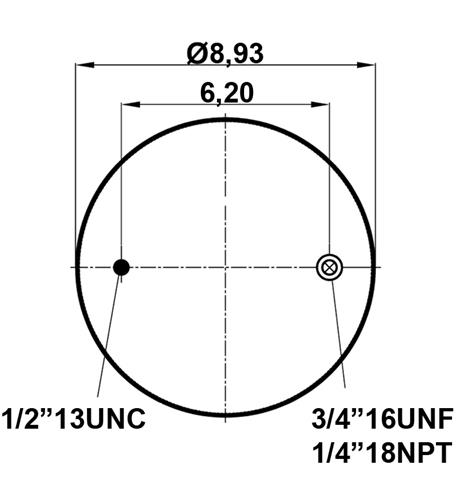 Körük Komple Metal Piston 4156Np04 - 85.88.777.90343