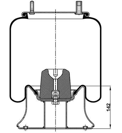 Körük Komple Metal Piston 4156Np07 - 85.88.777.90344