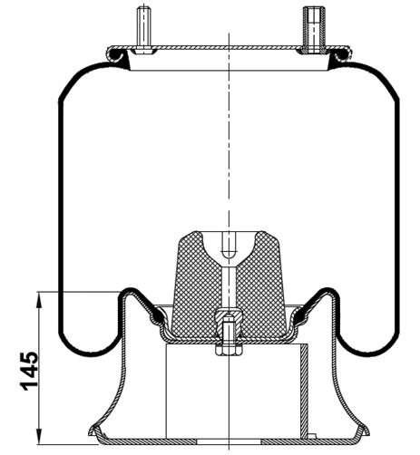 Körük Komple Metal Piston 4156Np09 - 85.88.777.90345