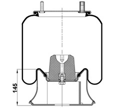 85.88.777.90345 - Körük Komple Metal Piston 4156Np09