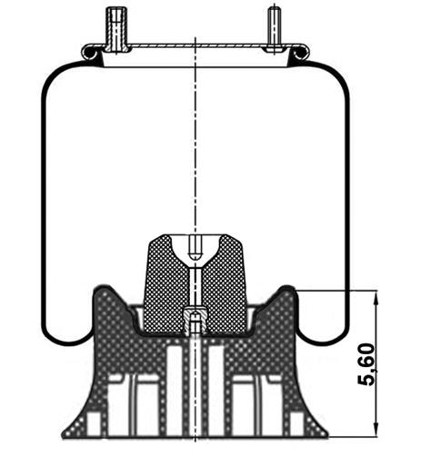 Air Spring With Plastic Piston 4156Np10 - 92.88.777.90347