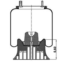 92.88.777.90347 - Air Spring With Plastic Piston 4156Np10