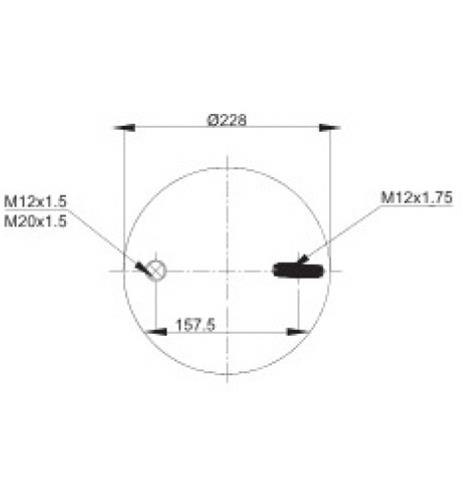 Air Spring With Plastic Piston 4156Np10 Metric - 92.88.777.90348