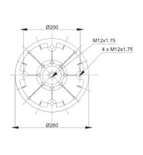 Air Spring With Plastic Piston 4156Np10 Metric - 92.88.777.90348