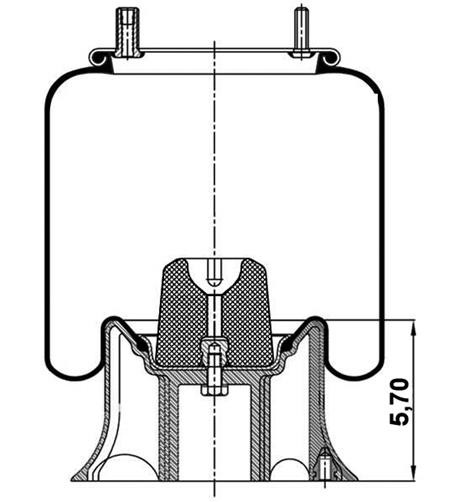 Air Spring With Plastic Piston 4156Np14 - 92.88.777.90349