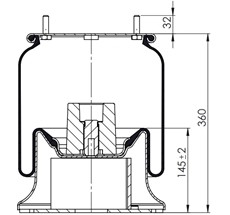 41.88.777.90241 - Körük Komple Metal Piston 96873