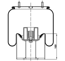 17.88.777.90242 - Körük Komple Metal Piston 4157Np04