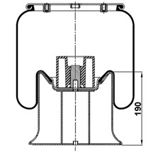 40.88.777.90355 - Körük Komple Metal Piston 4157Np06