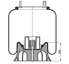 85.88.777.90359 - Körük Komple Plastik Piston 4157Np08