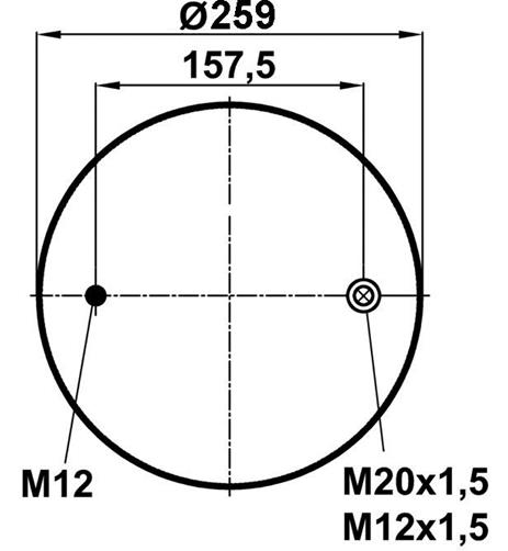 Körük Komple Plastik Piston 4157Np08 - 85.88.777.90359