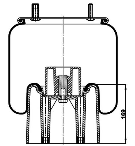 Air Spring With Plastic Piston 4157Np09 - 92.88.777.90360