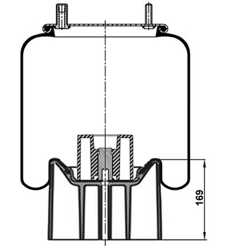 Körük Komple Plastik Piston 4157Np10 - 85.88.777.90361