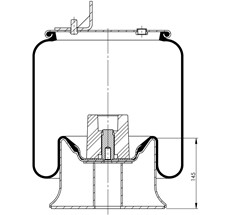 15.88.777.90257 - Körük Komple Metal Piston Rml78385C