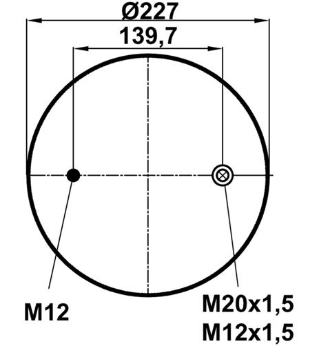 Körük Pistonsuz 34159-03P - 45.88.777.90125