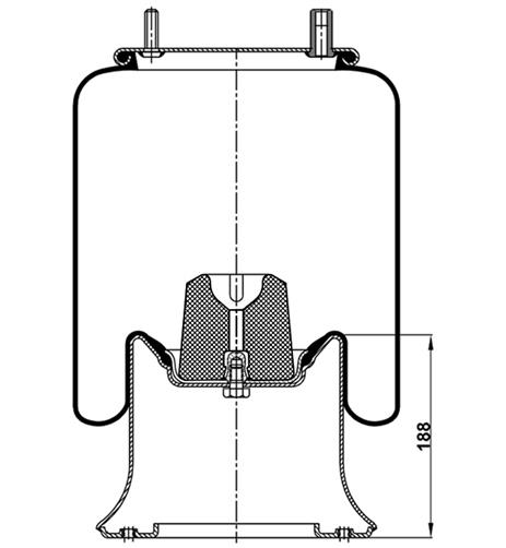 Körük Komple Metal Piston 4159Np06 - 85.88.777.90369