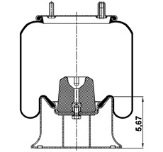 85.88.777.90371 - Körük Komple Metal Piston 4159Np08